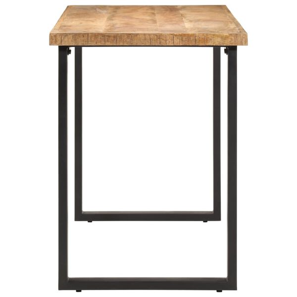 vidaXL Table &agrave; manger 110x55x75 cm bois de manguier massif