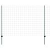 vidaXL Cl&ocirc;ture en fil soud&eacute; 10 x 1,6 m (l x h) Acier recouvert de PVC