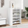 vidaXL Armoire à chaussures blanc 74,5x37,5x100 cm bois d'ingénierie