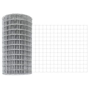 vidaXL Cl&ocirc;ture Euro 0,4 x 10 m Fer rev&ecirc;tu de PVC