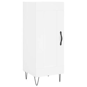 vidaXL Buffet blanc 34,5x34x90 cm bois d'ing&eacute;nierie