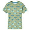 vidaXL T-shirt pour enfants kaki clair 104