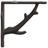 vidaXL Supports d'&eacute;tag&egrave;re murale 12 pc Marron antique