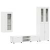 vidaXL Ensemble meuble TV FLORIN 3 pc Blanc Bois d'ing&eacute;nierie
