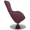 vidaXL Fauteuil &oelig;uf Pourpre 63 x 73 x 90 cm tissu