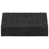 vidaXL Tapis en Caoutchouc Noir Caoutchouc