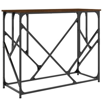 vidaXL Table console chêne marron 100x40x80 cm bois d'ingénierie
