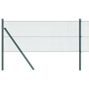 vidaXL Cl&ocirc;ture en fils soud&eacute;s pour fixation au sol 10 x 0,6 m Vert