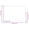 vidaXL Auvent lat&eacute;ral r&eacute;tractable de patio 200x300 cm Noir