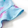 Robe pour enfants avec boutons sans manches bleu 140