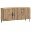 vidaXL Meuble TV 99 x 34,5 x 50 cm Ch&ecirc;ne artisanal Bois d'ing&eacute;nierie