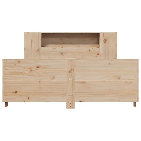 vidaXL Cadre de lit sans matelas 120x190 cm bois de pin massif
