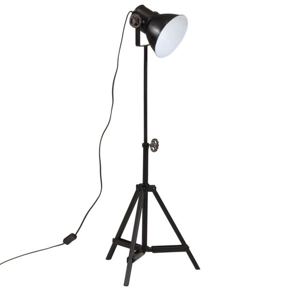 vidaXL Lampadaire 25 W noir 35x35x65/95 cm E27