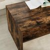 vidaXL Table basse Ch&ecirc;ne fum&eacute; 100 x 50 x 40 cm Bois d'ing&eacute;nierie