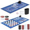 vidaXL Table de jeu multiple 15 en 1 121x61x82 cm Noir
