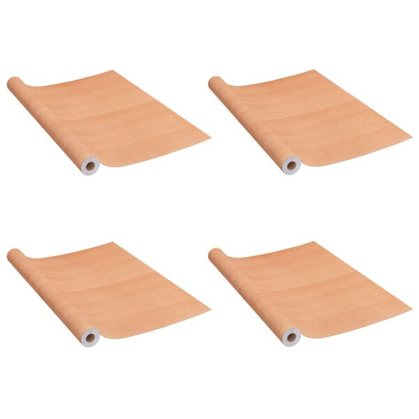 vidaXL Films autoadhésifs de meubles 2 pcs Chêne japonais 500x90cm PVC