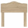 vidaXL Tête de lit Chêne Sonoma 75 cm Bois d'ingénierie