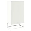 vidaXL Buffet haut blanc 68x39x123 cm acier