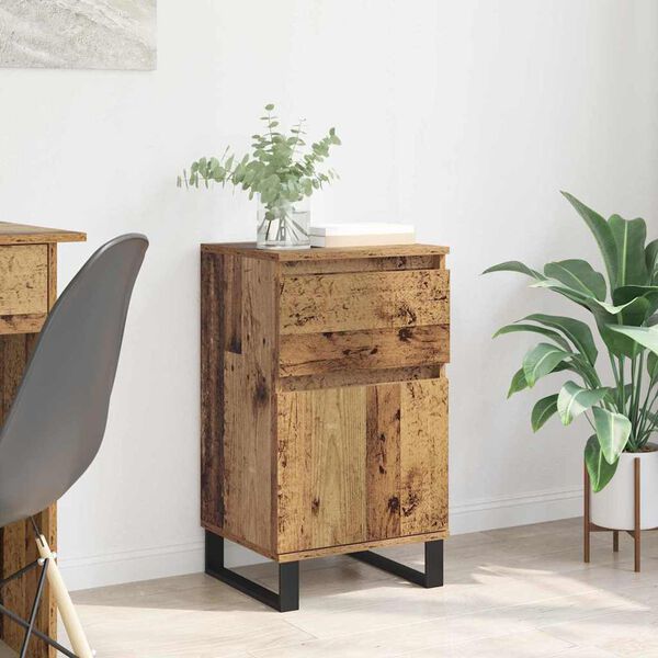 vidaXL Buffet Bois ancien 35 x 40 x 70 cm Bois d'ingénierie