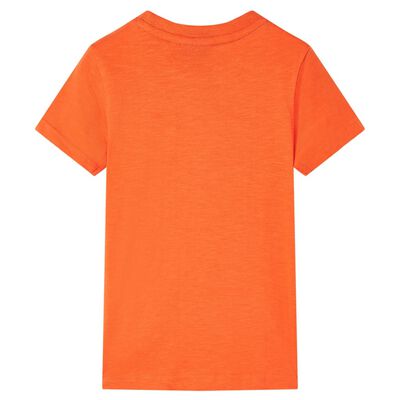 T-shirt pour enfants orange foncé 92