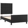 vidaXL Cadre de lit sans matelas noir 80x200 cm similicuir