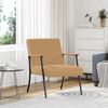 vidaXL fauteuil Beige 59 x 75 x 78 cm