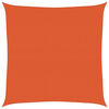 vidaXL Voile d'ombrage 160 g/m&sup2; carr&eacute; orange 4x4 m PEHD