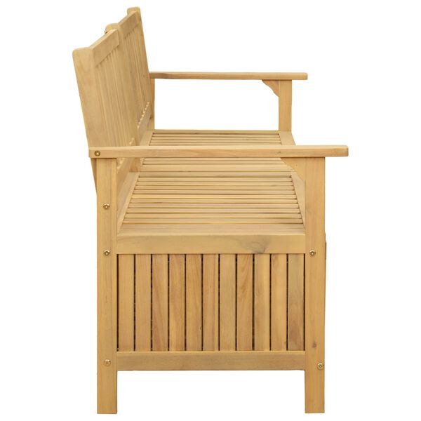 vidaXL Banc de rangement avec stockage avec porte Acacia massif