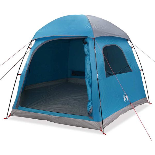 vidaXL Tente de familiale igloo 6 personnes bleu imperméable