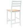vidaXL Chaises de salle &agrave; manger 2 pcs Blanc 40 x 47,5 x 99,5 cm