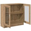vidaXL Biblioth&egrave;que ch&ecirc;ne artisanal 82,5x30,5x80 cm bois d'ing&eacute;nierie