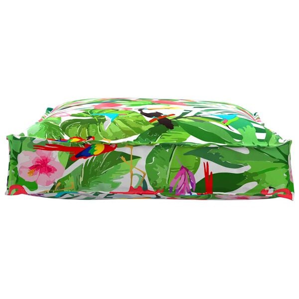 vidaXL Coussin Floral Multicolore 70 x 70 x 12 cm Tissu Oxford