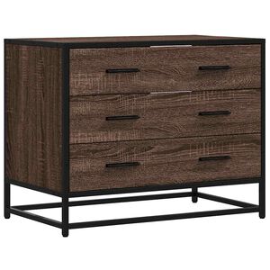 vidaXL Commode ch&ecirc;ne marron 70x41x56 cm bois d'ing&eacute;nierie