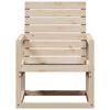 vidaXL Chaise de jardin 57,5x63x76 cm bois de pin massif