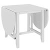 vidaXL Table &agrave; manger extensible blanc (75-180) x 75 x 74 cm MDF