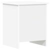 vidaXL Coffre de rangement Blanc 40 x 40 x 50 cm Bois d'ing&eacute;nierie