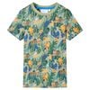 vidaXL T-shirt pour enfants avec manches courtes multicolore 128