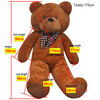vidaXL Ourson en peluche XXL Marron 160 cm