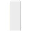 vidaXL Armoire suspendue Gris b&eacute;ton 80 x 31 x 80 cm Bois d'ing&eacute;nierie