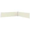 vidaXL Auvent latéral rétractable de patio 170x1200 cm Crème