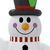 vidaXL Bonhomme de neige gonflable avec LED 300 cm