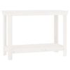 vidaXL Banc de travail Blanc 110x50x80 cm Bois de pin massif
