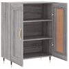 vidaXL Buffet sonoma gris 69,5x34x90 cm bois d'ing&eacute;nierie