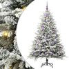 vidaXL Arbre de No&euml;l artificiel pr&eacute;-&eacute;clair&eacute; avec ensemble de boules