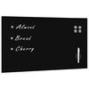 vidaXL Tableau noir magn&eacute;tique mural Verre 120x60 cm