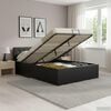 vidaXL Cadre de lit avec rangement hydraulique 140x200 cm similicuir