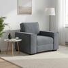 vidaXL Fauteuil gris fonc&eacute; 100x78x84 cm velours