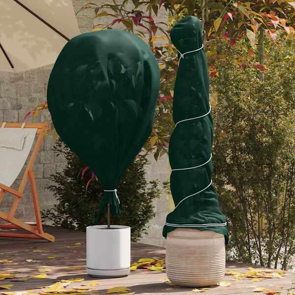 vidaXL Fleece de protection des plantes contre le gel Vert 50 x 3,2 m