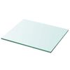 vidaXL Panneau pour &eacute;tag&egrave;re Verre transparent 30 x 25 cm