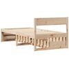 vidaXL Cadre de lit sans matelas 90x190 cm bois de pin massif